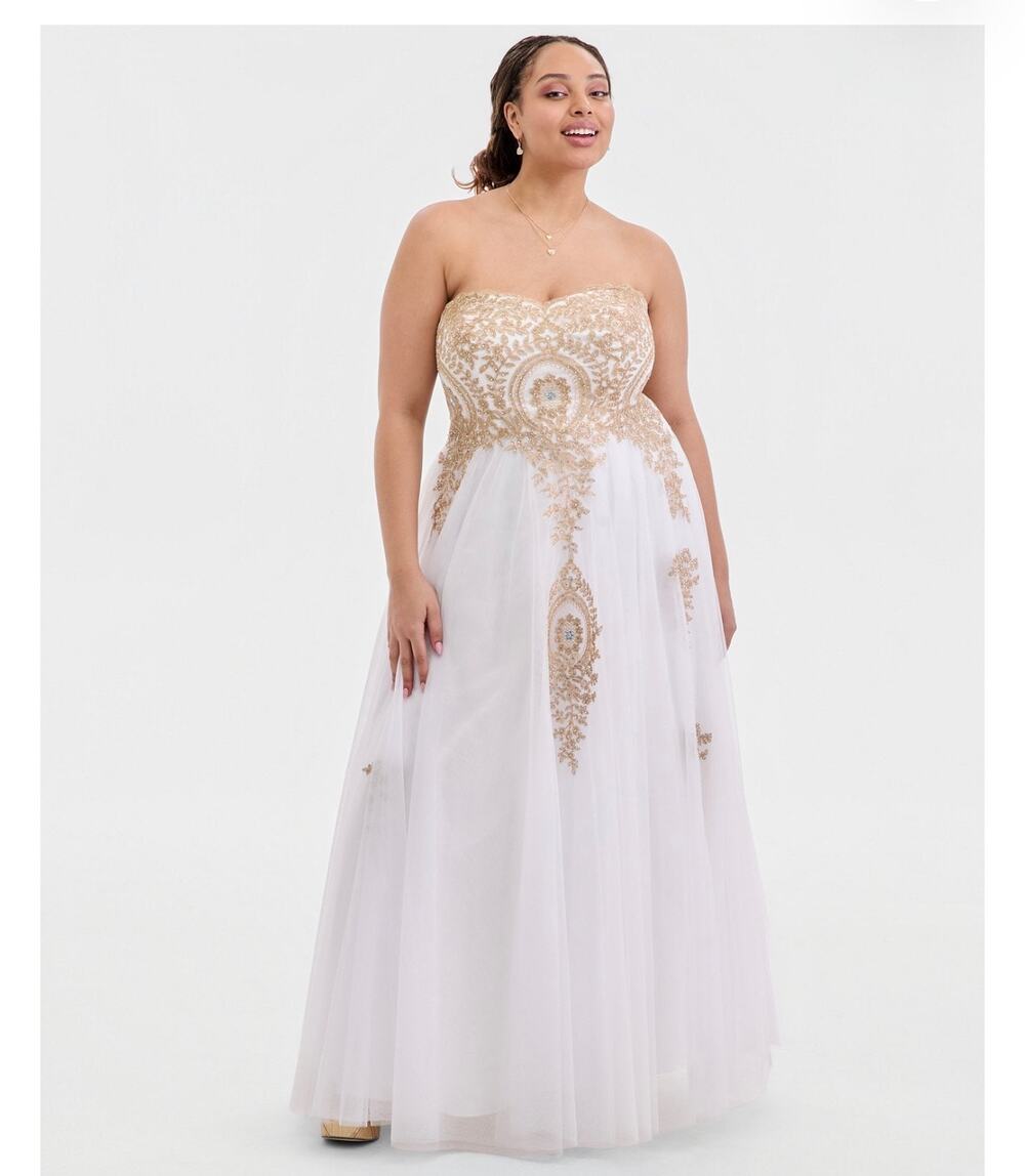 TLC say yes to the dress glam tulle gown prom size 18 W